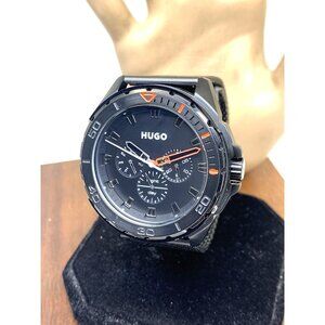 Hugo Boss Men's Watch 1530289 Quartz Black Dial Mesh Stainless Steel 44mm